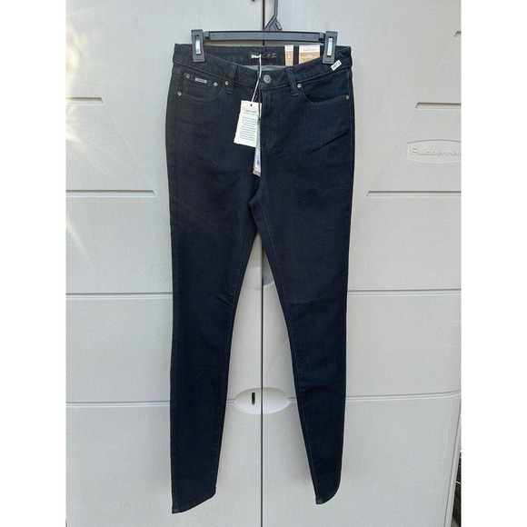 Prana Sienna Fitted True Blue Stretch Organic Tall Inseam 33" Size 8/29 NWT - Picture 2 of 12